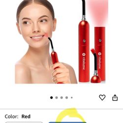 Red Light Therapy Wand for Cold Sore & Canker Sore Treatment – Handheld Laser Device for Face Blisters, Nose, Lips & Joint Pain – Infrared LED Lip The