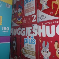 2 Boxes Of Size 2 Diapers Both For $75