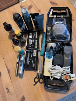 Men's Grooming Kit Bundle with Clippers and Tools