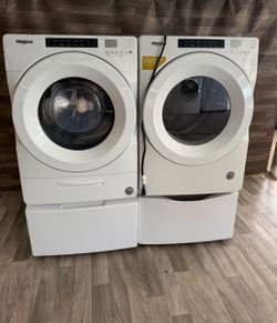 Whirlpool washer and dryer laundry