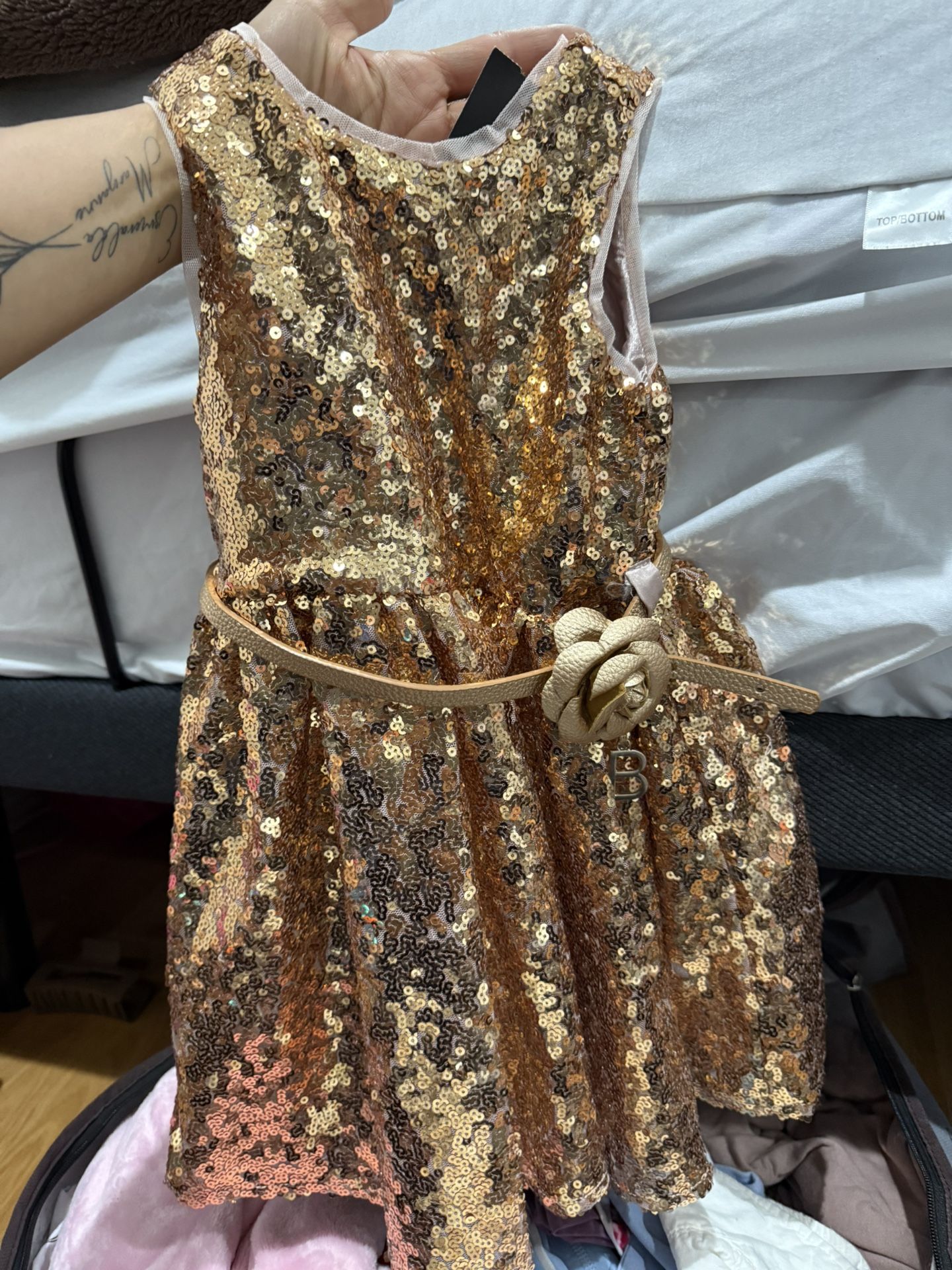 Sequin Belle Disney Dress 3T