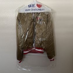 49ers Gold Jacket (Extra Large) Chalk line XL