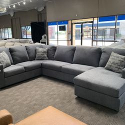 New Grey Sectional Sofa 