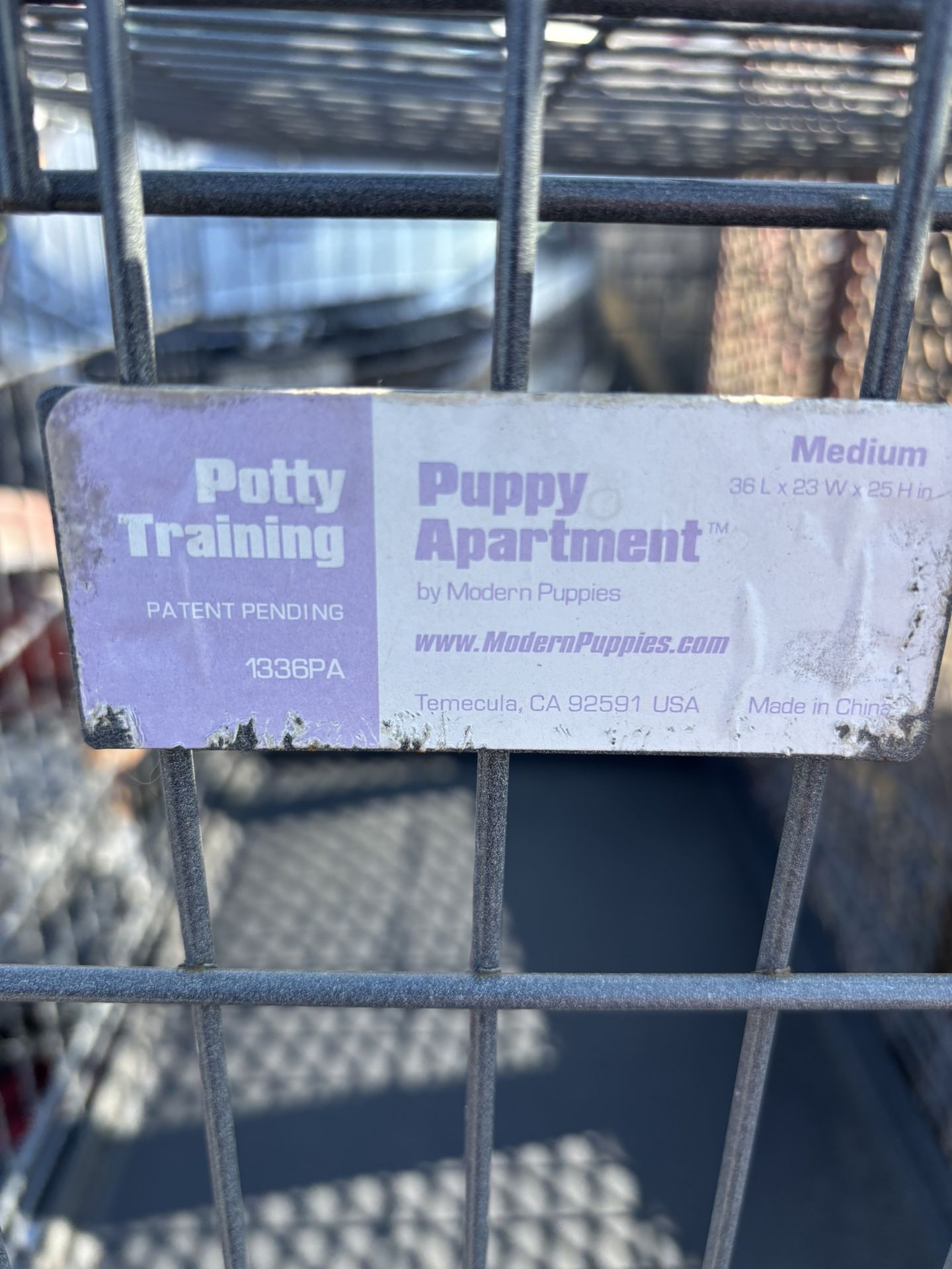 PUPPY CAGE APARTMENT Size 36 X 23 X 25