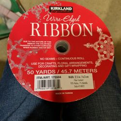 50 Yards Of wired Ribbon