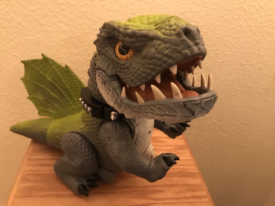 “Cruncher” 2009 Mattel - Interactive Electronic Dinosaur - Prehistoric Pets - WORKS!