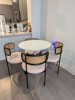 Moving sale - dining table with chairs - sold together at $200 or separately