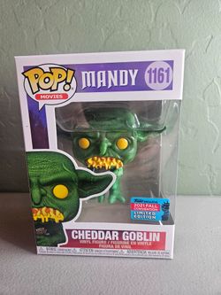 Cheddar Goblin funko pop from Mandy