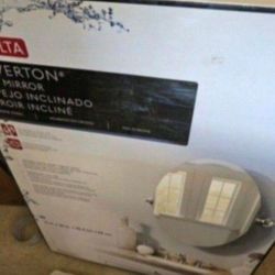 Delta Silverton 26"x 23" Single Tilt Mirror in Chrome