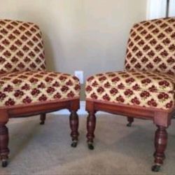 Antique Victorian Parlor Chairs