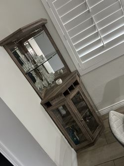 Corner Bar Cabinet