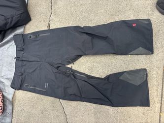Black Technical Ski Snow Pants