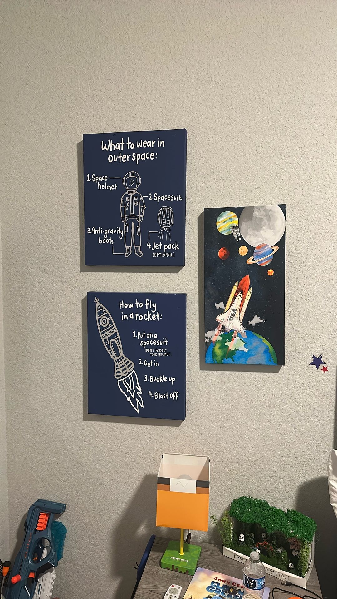 Kid Space Theme Decor