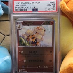 Arcanine PSA 10 Japanese Promo 