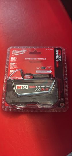 Milwaukee m18 XC 5.0 big battery