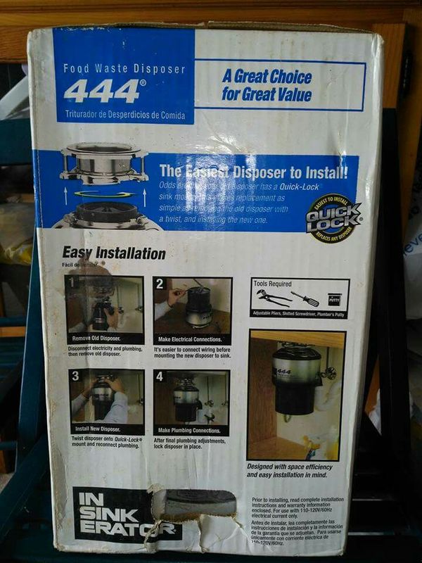 Insinkerator 444 3/4 HP New for Sale in Woodstock, GA OfferUp