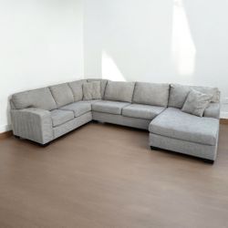 GREY SECTIONAL COUCH 