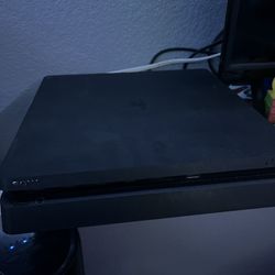 PS4 Slim, With Games And Controllers