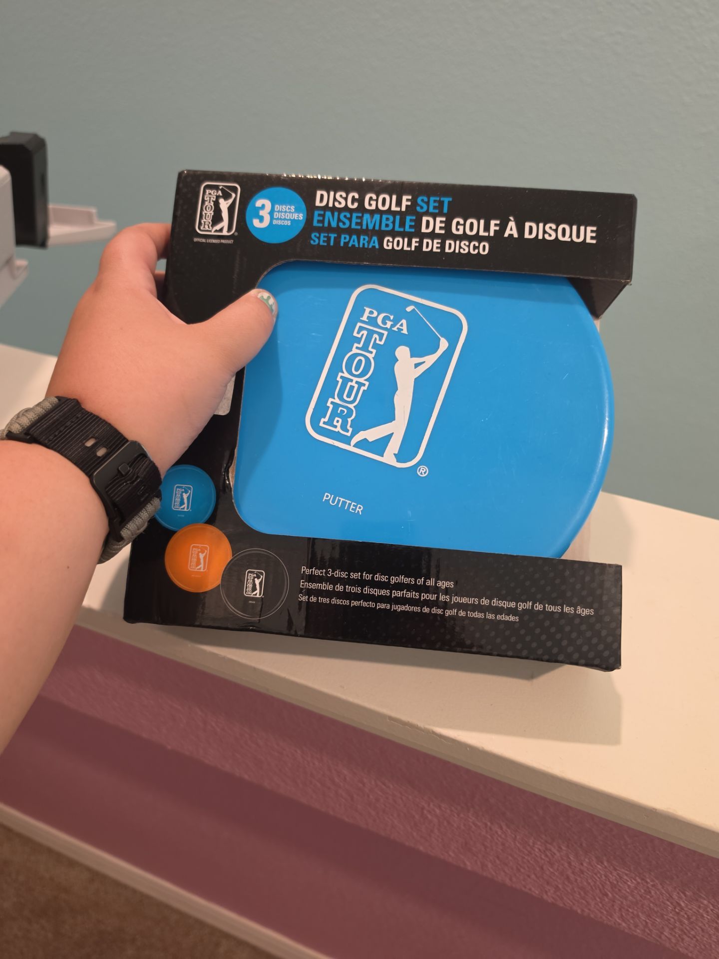 Disc golf set