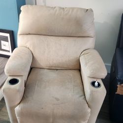 Free White Recliner Sofa