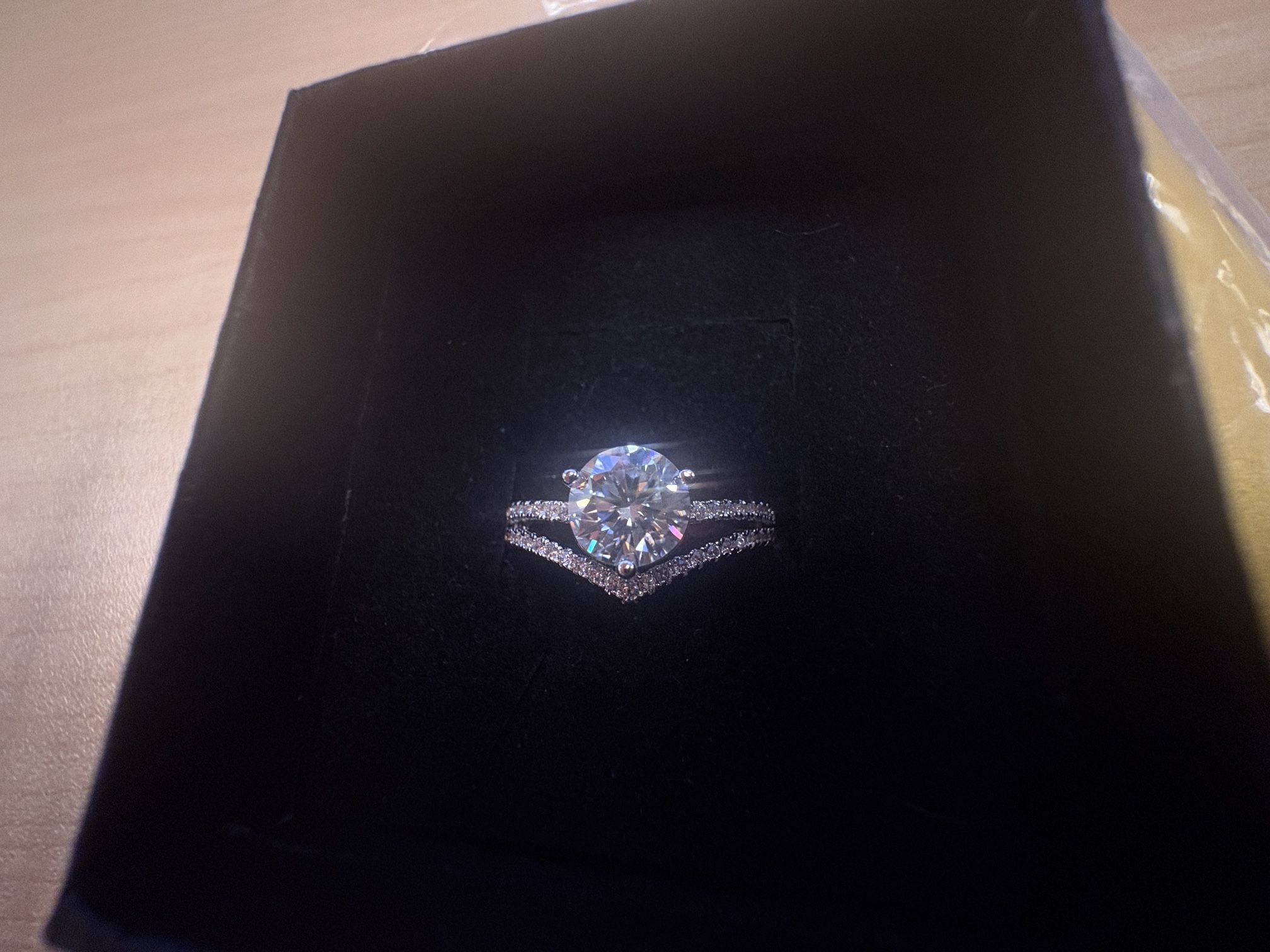 Size 6 Moissanite 1Carat Ring