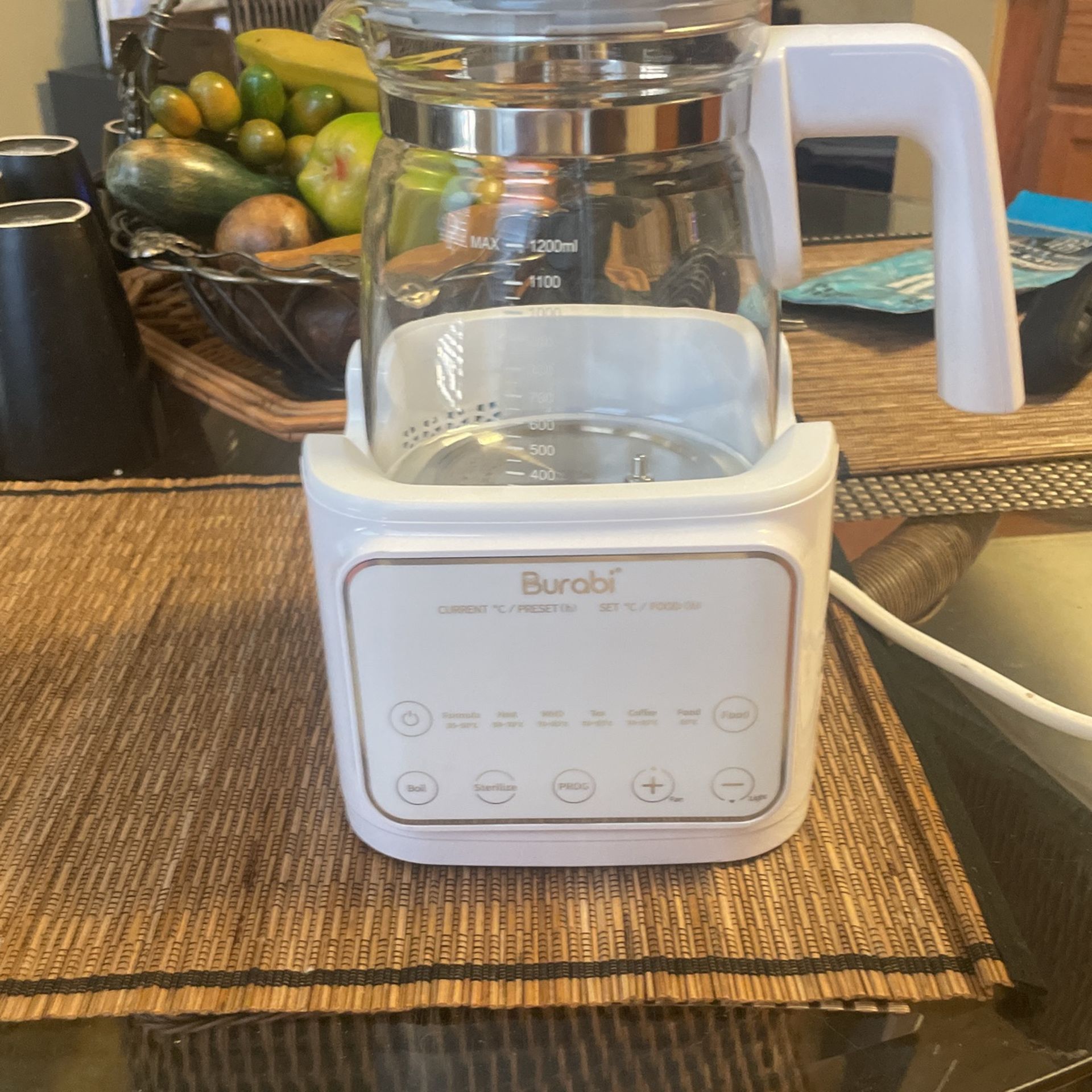 Burabi Electric Baby Formula Kettle White