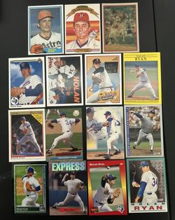 Nolan Ryan Baseball Card Lot-Vintage & Modern Mix, HOF Legend