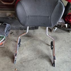 Quick Connect Back Rest And Luggage Rack For Harley Davidson For Street Glide Or Road King 