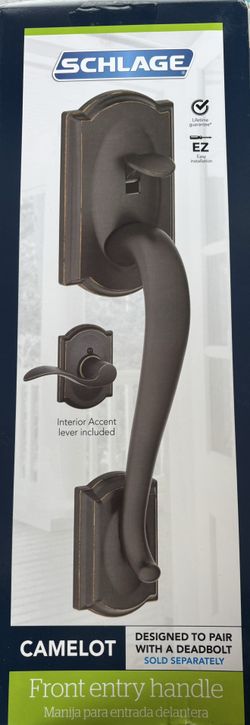 Schlage Camelot Bronze Door Handleset