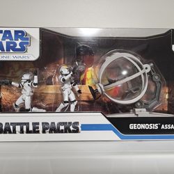 Geonosis Assault BATTLE PACKS Republic Gunship Turret STAR WARS Clone Wars HASBRO 