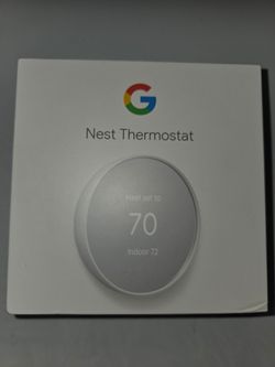 Google Nest Smart Thermostat, Snow - GA01334-US