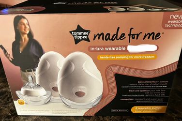 Tommee Tippee Double Electric Wearable Breast Pump, Hands-Free, in-Bra Breastfeeding Pump