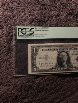 Silver certificate $1 dollar