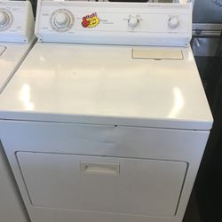 White Whirlpool Dryer 