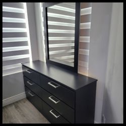 NEW DOUBLE DRESSER WITH MIRROR 🛠️ ASSEMBLED