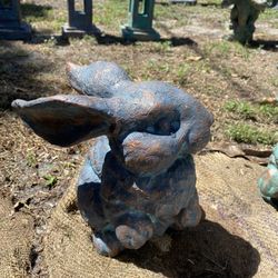 Large Concrete Bunny Statue 