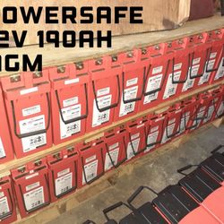 POWERSAFE 12V 190Ah Batteries 