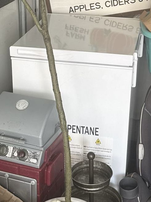 White Freezer