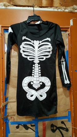 Adult Hooded Skeleton Costume