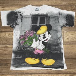 Vtg 90s Mickey Mouse Unlimited Jerry Leigh Single Stitch Disney T Shirt Adult XL