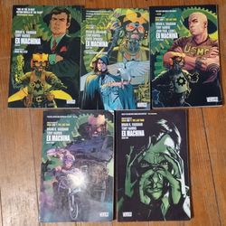 Ex Machina 5 Book Paperback Thick Comic Lot Last Man Saga 