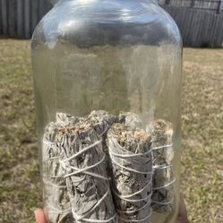 (WIDE-MOUTH) 1 GALLON JARS W/ LIDS