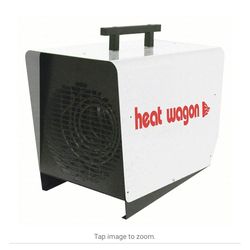 Electric heater for garage or warehouse