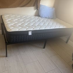 Twin Bed Mattress With Frame 