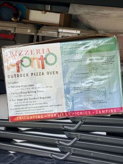 Brand New Pizzeria Pronto Outdoor Pizza Oven - Portable Propane Pizza Maker!