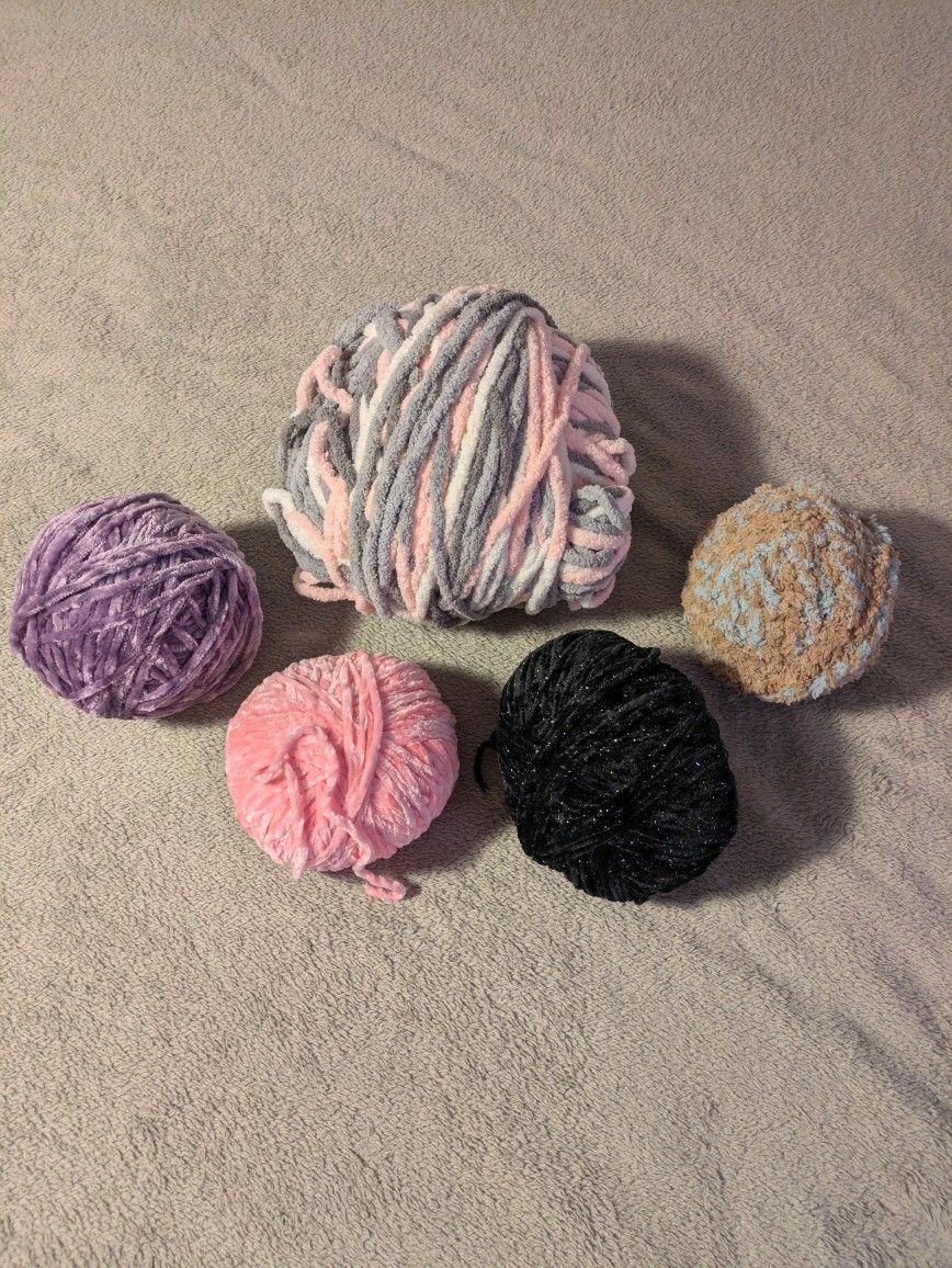 Thick & Soft Leftover Unused Yarn
