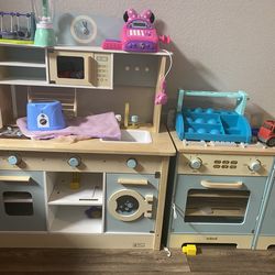 Durable Wooden House Playset