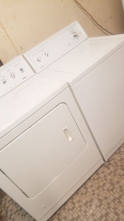 Kenmore washer and dryer gas