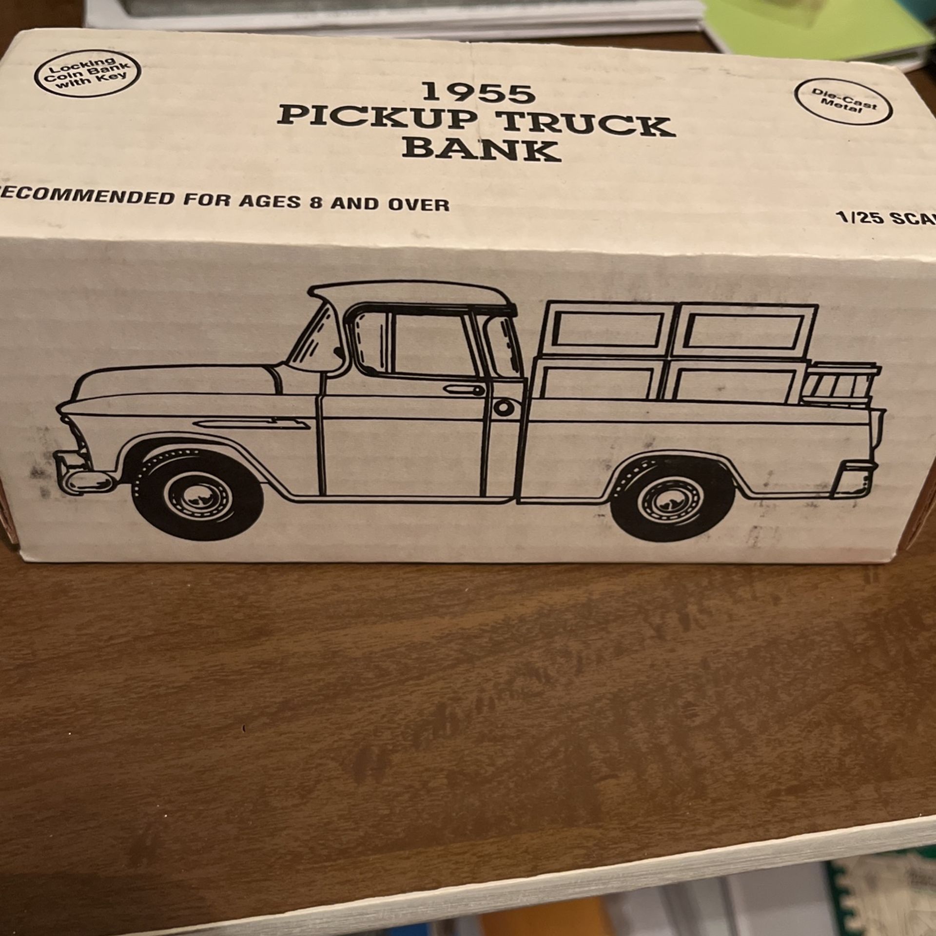 Ertl 1955 Pickup Truck Bank Dusty Indeed!! TOY