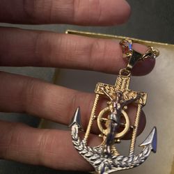 $15 Cualquier Dije Con Cadena Oro Laminado
